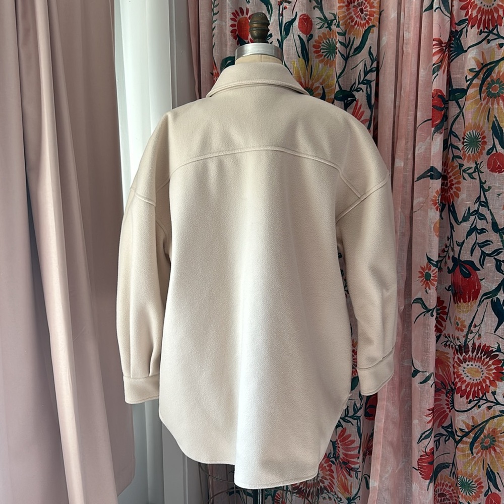EUC Aqua Womens Shacket Ecru Size XL - Picture 2 of 5